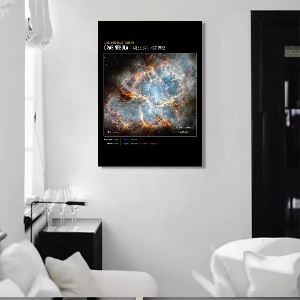 Affiche sur toile du télescope - Star Map Poster avis et prix