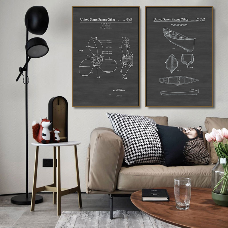 Peinture sur toile décorative, - Star Map Poster avis et prix
